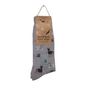 Conscious Step Socks That Save Dogs Adult Medium NWT Mens 8-13 Women 9-14